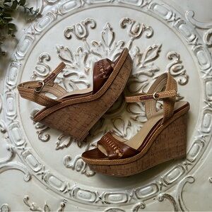 Chinese Laundry 70s Inspired Style Wedges Size 8